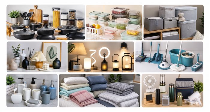 Ejemplos de productos para el hogar para importar